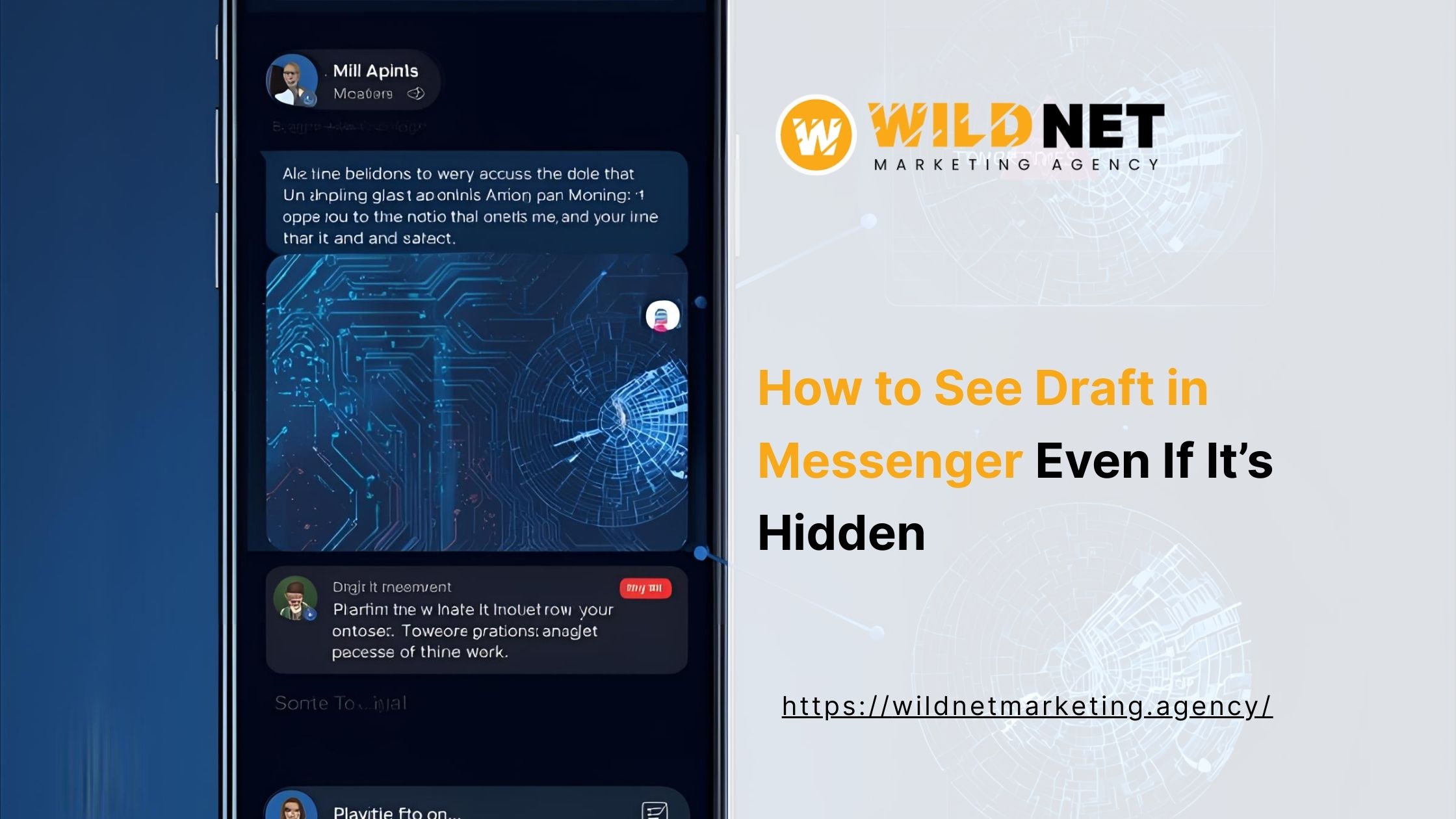 how to see draft in messenger
