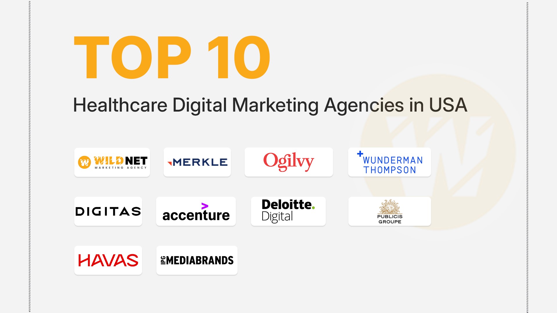 top healthcare digital marketing agencies banner