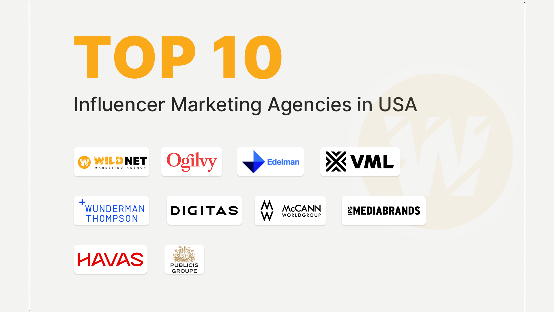 Influencer banner