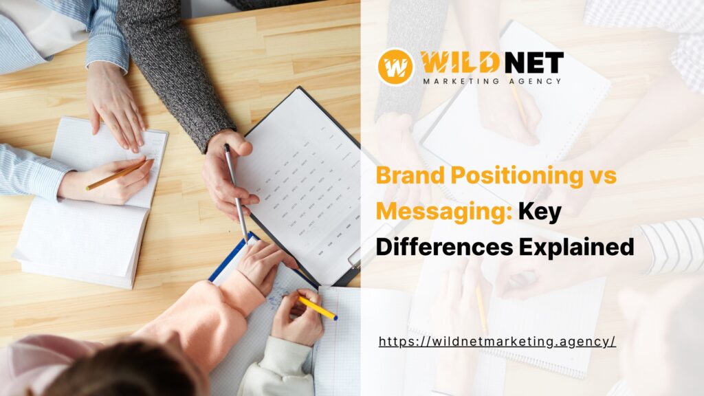 brand positioning vs messaging banner