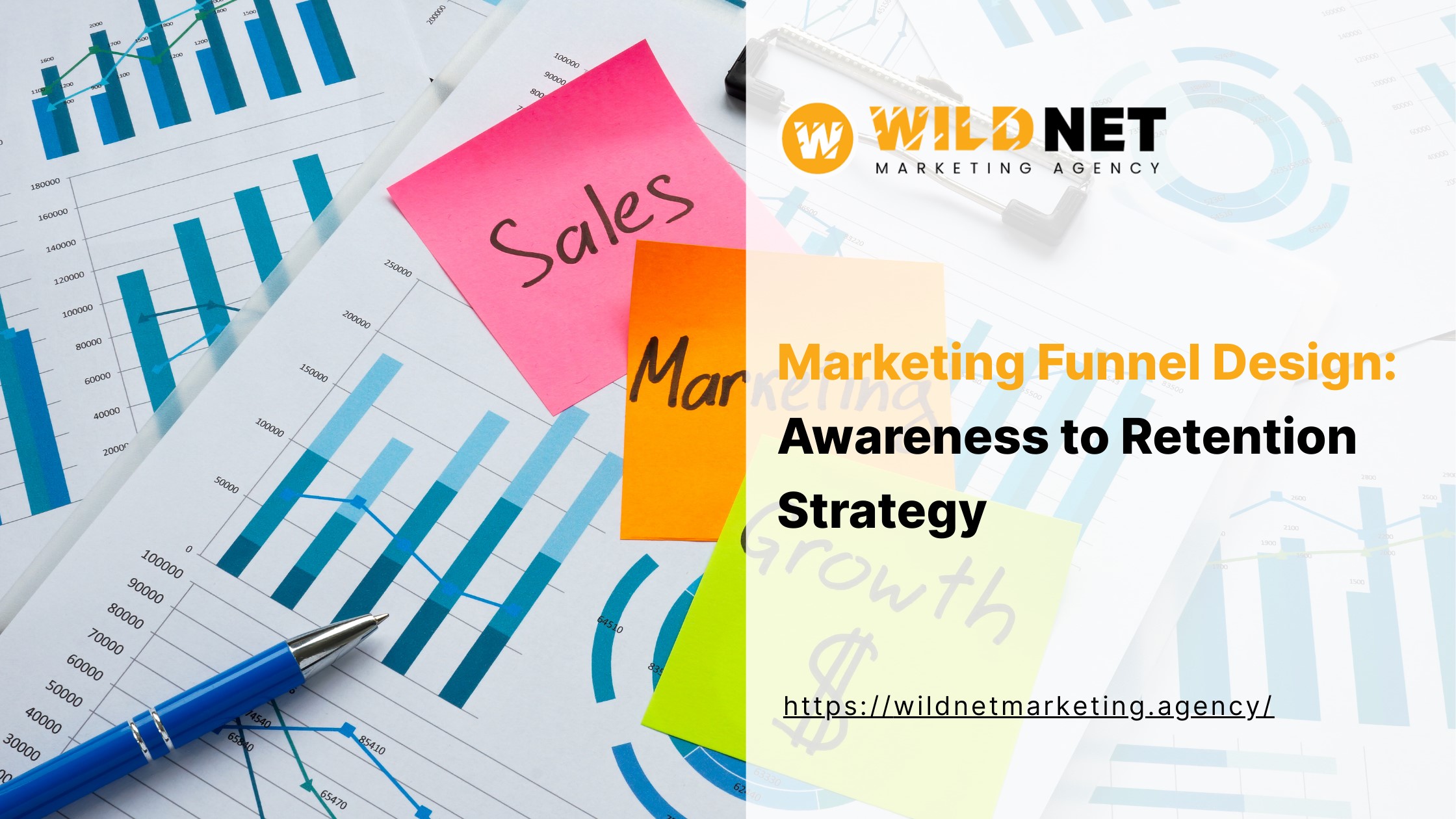 marketing funnel design banner