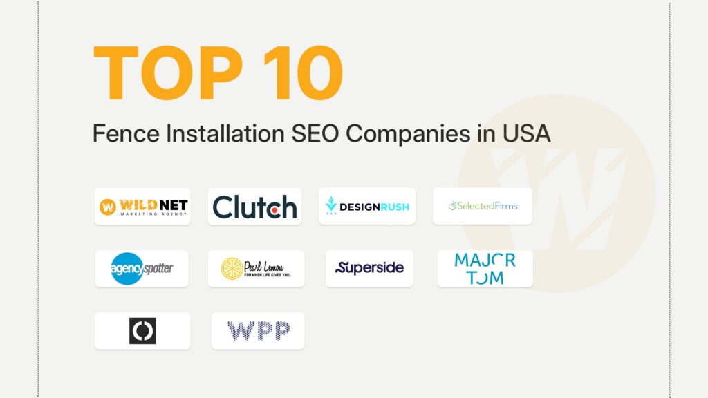 fence installation SEO companies banner